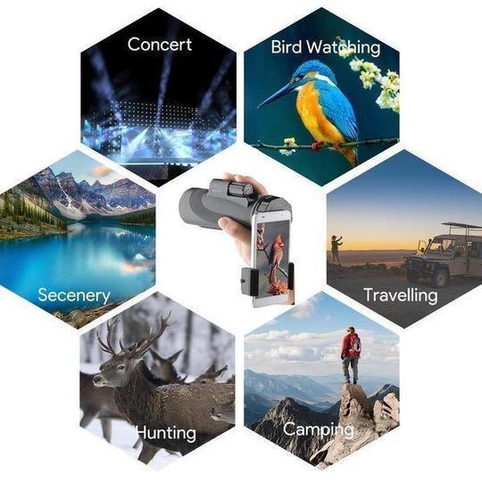 2019 New Waterproof 40×60 High Definition Monocular Telescope【Half price at the second item】