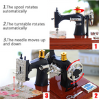 (Last Day Promotion & 50% OFF) Wood Mini Sewing Machine Music Box