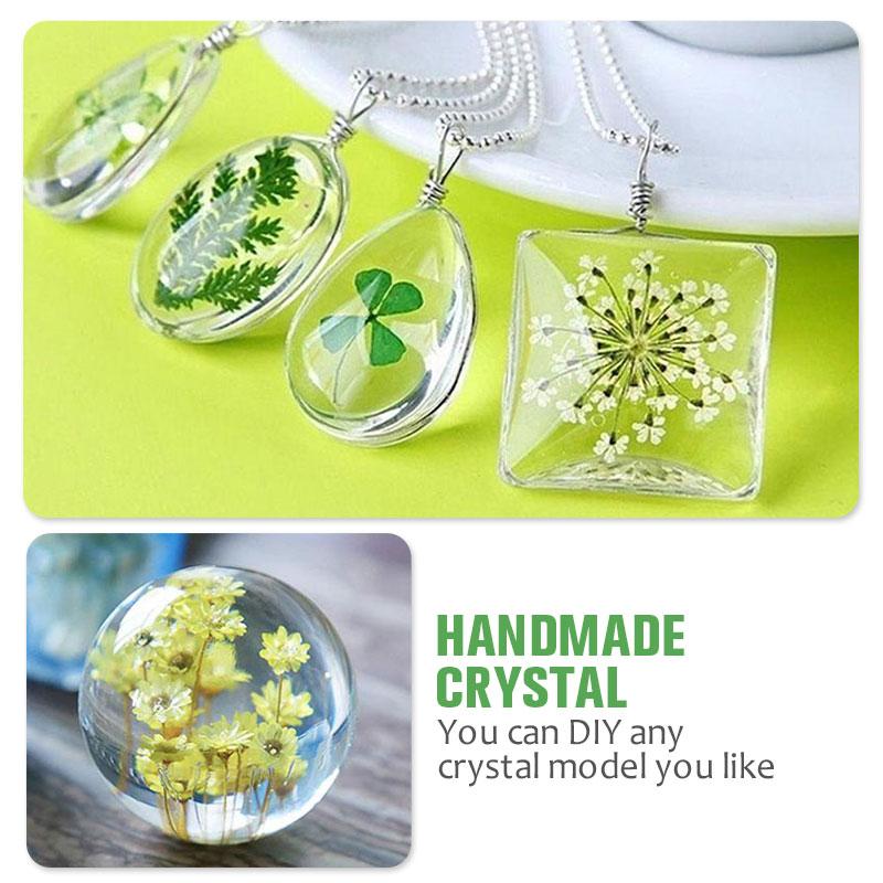 Handmade Crystal Glue Mold Set (83 Pcs)