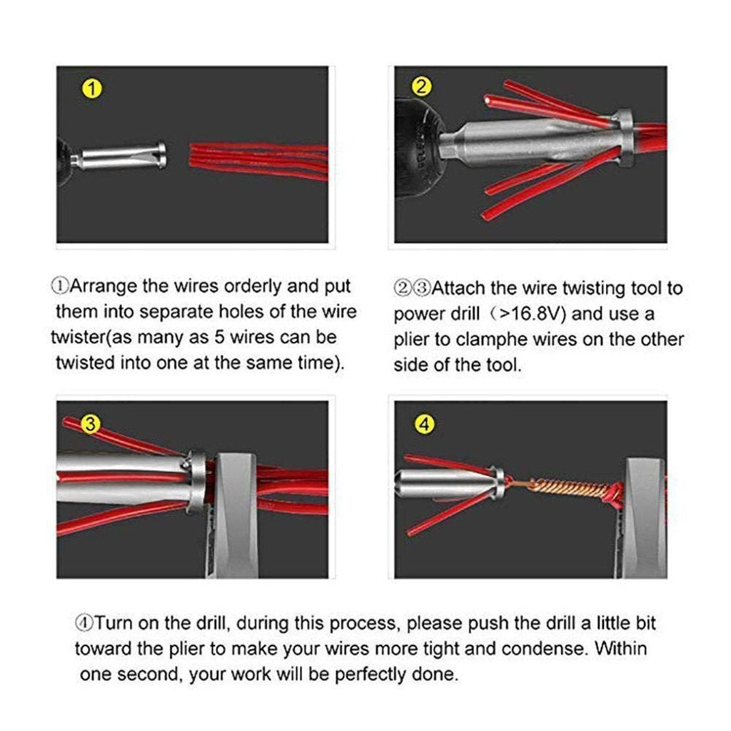 Wire Stripping And Twisting Tool (Buy 2 Free Shipping)