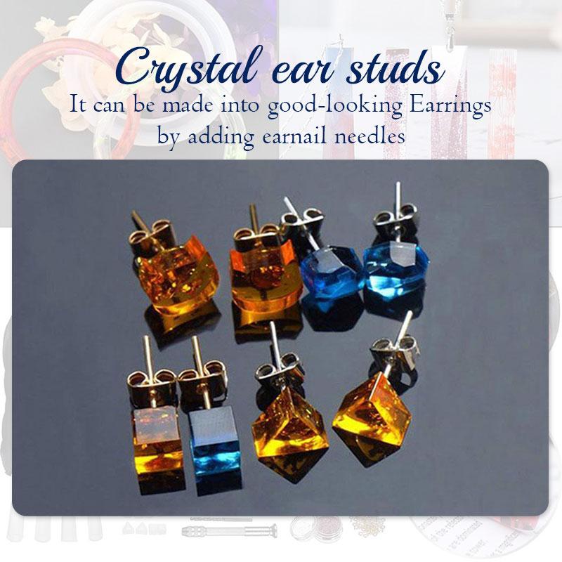 Handmade Crystal Glue Mold Set (83 Pcs)