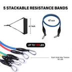 Resistance Band Set ( 11 Piece Set )-Buy 2 Free Shipping