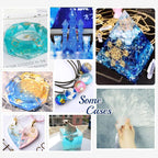 Handmade Crystal Glue Mold Set (83 Pcs)