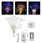 LED Starburst Lights  with Remote, 8 Modes & Waterproof