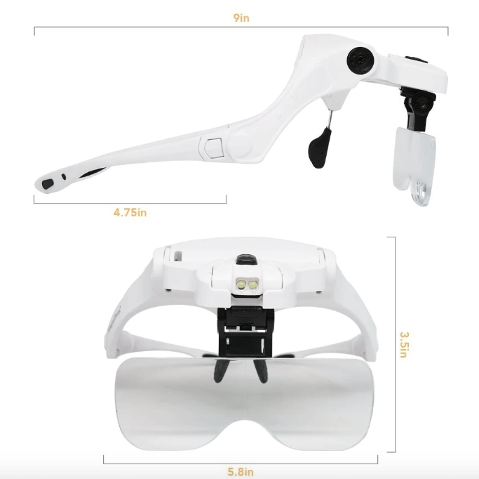 EASYVISION™️ Illuminated Head Magnifier【Buy 2 Get 1 Free】add 3 items to cart get 3rd for free