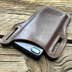 Retro Short Cell Phone Case Belt Bag Purse.