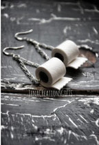 Sterling Silver Toilet Paper Earrings 2020 Best Gift